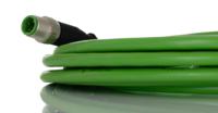 rssd-rj45s-4416-5m TurckRSSD-RJ45S-4416, 5m Cat5e, Green M12 to Male RJ45 Male, Aluminium foil with a braided tin-plated copper wire