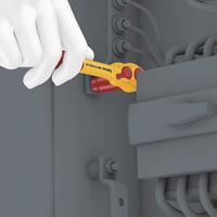 05004966001 Wera 3/8 in Square Insulated pawl with reversing lever, Socket Joint