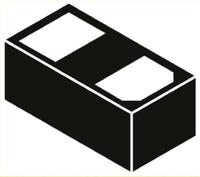 esd5484fct5g onsemi ESD5484FCT5G, Dual-Element Bi-Directional TVS Diode, 0.3W, 2-Pin WLCSP