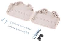 mhdppk25-lg-k MH Connectors MHDPPK-SLIM Series Polyamide D Sub Backshell, 25 Way, Strain Relief