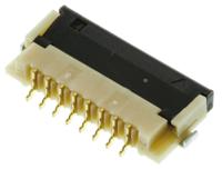 fh12-8s-1sh198 Hirose, FH12 1mm Pitch 8 Way Right Angle Female FPC Connector, ZIF Bottom Contact
