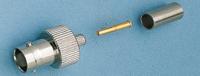 b6121a1-nt3g-3-75 Amphenol RF, Jack Cable Mount BNC Connector, 75Ω, Crimp Termination, Straight Body
