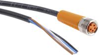 evc150 ifm electronic Straight Female 4 way M8 to Sensor Actuator Cable, 2m