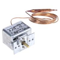 6020210001 Jumo Capillary Thermostat, +100°C Max, SPST, Automatic Reset, Panel Mount