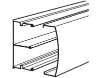 11540 Planet-Wattohm Keva White Mini Trunking - Closed Slot, W32 mm x D15mm, L2.1m, PVC