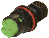 thb384a1a Techno, TH384 Nylon 66 Terminal Block Housing, Cable Mount