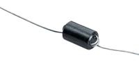 74275223 Wurth Elektronik Ferrite Bead, 6 (Dia.) x 15mm (Axial), 720Ω impedance at 25 MHz, 1240Ω impedance at 100 MHz