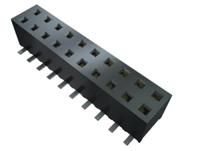 mms-105-02-l-dv-p-tr Samtec MMS Series Vertical Surface Mount PCB Socket, 10-Contact, 2-Row, 2mm Pitch, Through Hole Termination