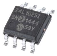 24lc1025-isn Microchip,  1 MB Serial EEPROM,  900 ns 8-Pin SOIC Serial-2 Wire