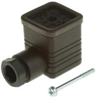 934407100-gdml-2016-gb-1-black Hirschmann GDML 2P+E DIN 43650 A, Female Solenoid Valve Connector, 250 V Voltage