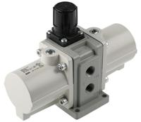 vba10a-f02 SMC G 1/4 Pneumatic Regulator -, 1MPa max. input