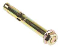 177-7083 RS PRO Bright Zinc Plated Sleeve Anchor 8mm x 95mm, 12mm Fixing Hole