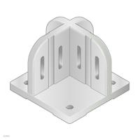 3842524469 Bosch Rexroth Die Cast Aluminium Base Plate, 10mm Groove