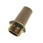0675-00-19 Legris 0675 Brass 12bar Pneumatic Silencer, Threaded, M5 Male