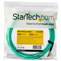 a50fblclc7 StarTech.com LC to LC OM3 Multi Mode Fibre Optic Cable, 50/125μm, Light Blue, 7m