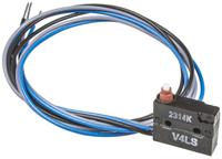 44710 Saia-Burgess Plunger Snap Action Micro Switch, Pre-wired Terminal, 5 A @ 250 V ac, SPDT, IP6K7