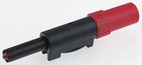 931825100 Hirschmann Test & Measurement Black Male Banana Plug, 4 mm Connector, Screw Termination, 16A, 60V dc, Nickel Plating