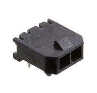 436500201 Molex Micro-Fit 3.0 Series Right Angle Through Hole PCB Header, 2 Contact(s), 3 mm Pitch, 1 Row, Shrouded