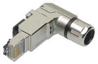130047-8009 Molex 130047 Series Male RJ45 Connector, Cable Mount, Cat5e, Cat6a Right Angle 8P8C -Way