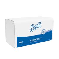 6637 SCOTT Scott Folded White Paper Towel, 186mm, 340 Sheets