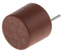 611-0377 RS PRO PC Board Non Resettable Fuse, Radial 3.15A, 250V ac