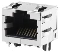 ss-60300-010 Bel-Stewart SS-60300 Series Female RJ45 Connector, PCB Mount Right Angle