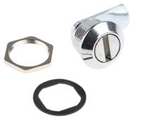 f286-01-2 Euro-Locks a Lowe & Fletcher group Company Camlock, 16mm Panel-to-Tongue, 23 x 20.2mm Cutout, Slotted Head Unlock