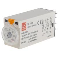179-2965 RS PRO Plug In Timer Relay, 230V ac, 4-Contact, 1 → 30min, 1-Function, 4PDT