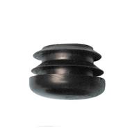 702323 Guitel Hervieu Black Plastic Round End Cap