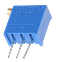 3296x-1-202lf 2kΩ, Through Hole Trimmer Potentiometer 0.5W Side Adjust Bourns, 3296