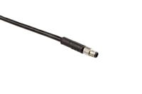 m5-04bmmm-sl7f01 Amphenol Industrial Male 4 way M5 to Unterminated Unterminated Cable Assembly, 1 m