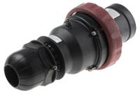 2196336 Scame IP66 Red Cable Mount 3P + E Power Connector Plug ATEX, IECEx, Rated At 63A, 380 → 415 V