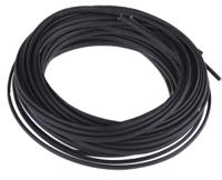 398-751 RS PRO Braided Acrylic Fibreglass Black Cable Sleeve, 2mm Diameter, 5m Length