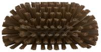 703766 Vikan Hard Bristle Brown Scrubbing Brush, 40mm bristle length, PET bristle material