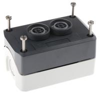 xald222e Schneider Electric Spring Return Enclosed Push Button, Polycarbonate, Black/White, Down Arrow, Up Arrow, IP66, IP67,