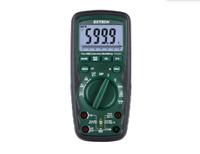 ex520a Extech EX520A Handheld LCD Multimeter, True RMS, 10A ac Max, 10A dc Max, 1000V ac Max