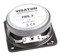 frs-7-4-ohm Visaton 66.5mm dia 8W nom Full Range Speaker Driver, 4Ω, 200 Hz → 20 kHz