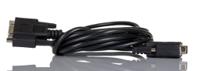 240-6338 RS PRO Male 9 Pin D-sub to Female 9 Pin D-sub Serial Cable, 3m PVC