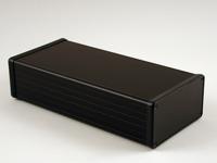 1455n2202bk Hammond 1455 Series Extruded Aluminium Enclosure, IP54, 220 x 103 x 53mm