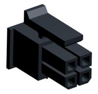 43025-0408 Molex, Micro-Fit 3.0 Female Connector Housing, 3mm Pitch, 4 Way, 2 Row