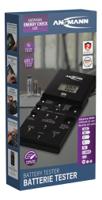 1900-0100-520 Ansmann  Battery Tester Coin Cell, 9V, AA, AAA, C, D, CR123A, CR2, A23, Li-Ion 14500-26650