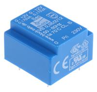 vb-035212 Block 12V ac 2 Output Through Hole PCB Transformer, 0.35VA