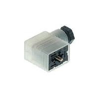 933929100-gml-209-nj-led-24-vr-ye-black Hirschmann GML 2P+E DIN 43650 B, Female Solenoid Valve Connector with Indicator Light, 24 V ac/dc Voltage