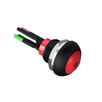 pb6b2fm3m1cal01y500 TE Connectivity PB6 Series Illuminated Push Button Switch, (On)-Off, Panel Mount, SPST - NO, White LED, 50 V dc, 125V