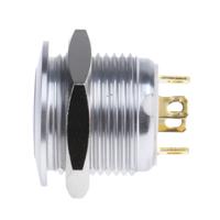 175-8572 RS PRO Illuminated Push Button Switch, Momentary, Panel Mount, 16mm Cutout, SPST, Blue LED, 36V dc, IP67
