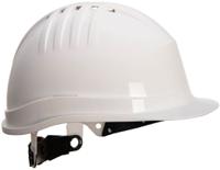 ps62whr Portwest PS62 White Hard Hat, AdjustableVentilated