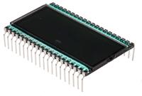 215-6436 RS PRO 7-Segment LCD Display, Black on Grey, 1 Row by 3-1/2 Characters, Reflective