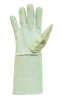 211-0389 Polyco Healthline Tigmaster Grey Leather Welding Gloves, Size 10