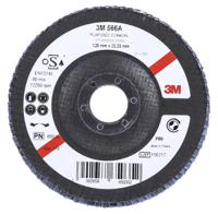 3m556a-b61794 3M 566A Zirconia Aluminium Flap Disc, 125mm, Medium Grade, P80 Grit, 1 in pack