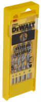dt6956-qz DeWALT 5-Piece Twist Drill Bit Set for Masonry, 10mm Max, 4mm Min, Tungsten Carbide Tipped Bits